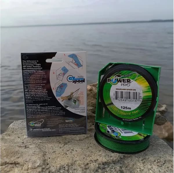 Шнур плетеный рыболовный PowerPRO 0.14 для спиннинга 125 м (9кг). Плетёнка