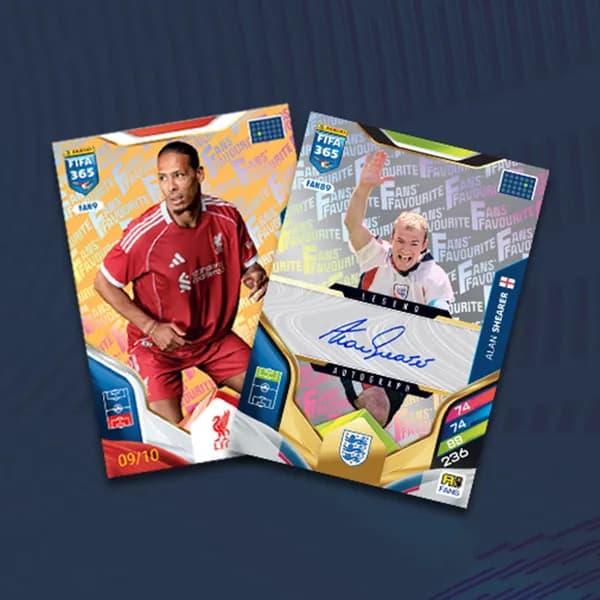 Футбольные карточки FIFA ЧМ-2026, коллекционные, 6 шт. в упаковке