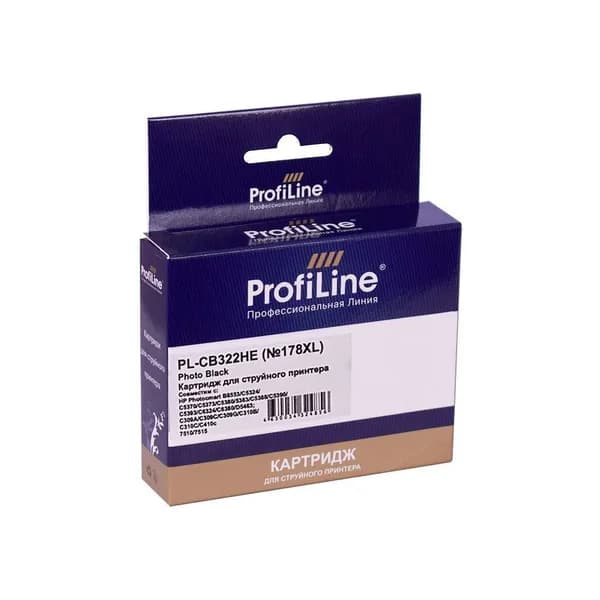 ProfiLine 178 XL - CB322HE Картридж струйный черный-фото 290 стр