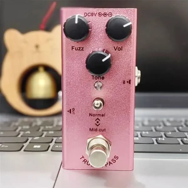 Педаль эффектов для электрогитары FUZZ, портативная педаль эффектов MINI