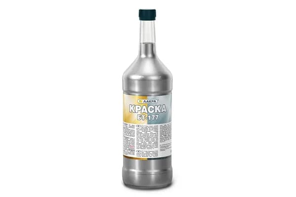 Краска НБХ БТ-177 0,5л серебрянка 137033