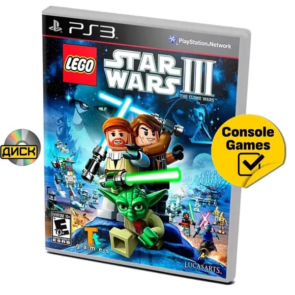 Игра PS3 Lego Star Wars 3 (PlayStation 3, Английская версия)