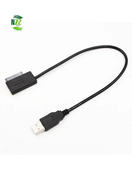 (D R I T) 35CM USB-адаптер ПК 6P + 7P CD DVD Rom Преобразователь SATA в USB 2.0 Slimline Sata 13-контактный приводной кабель совместим с Ноутбук