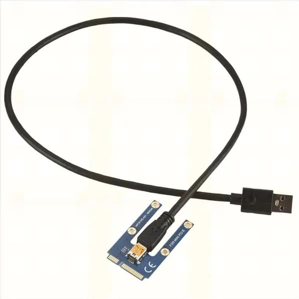 USB 3.0 Mini PCI-E к PCIe PCI Express 1X-16X Extender Riser Card Adapter Удлинительный кабель для майнинга Bitcoin Miner