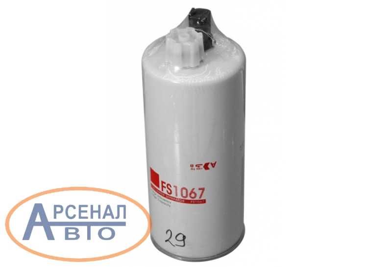 Фильтр топливный dong feng, shaanxi shacman (cummins m11; ism11; qsm11; isme; isle) ; Камаз (cummins 6isbe), грубой очистки с датчиком (fs 1003) fs1067