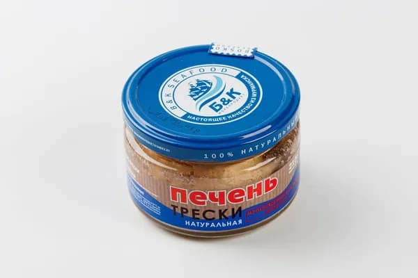 Печень трески натуральная ст/б, 210 г