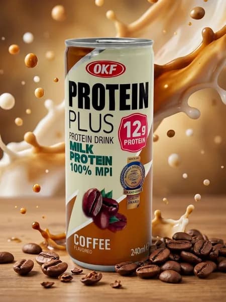 Безалкогольный напиток OKF Protein Plus Coffee Кофе 240мл Корея