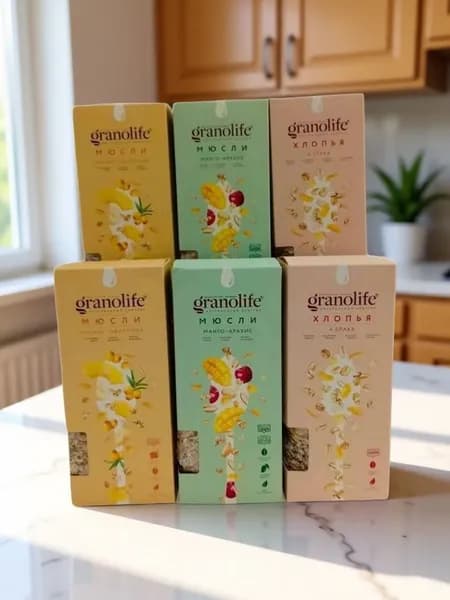 Мюсли granolife 6шт х 400г Ассорти