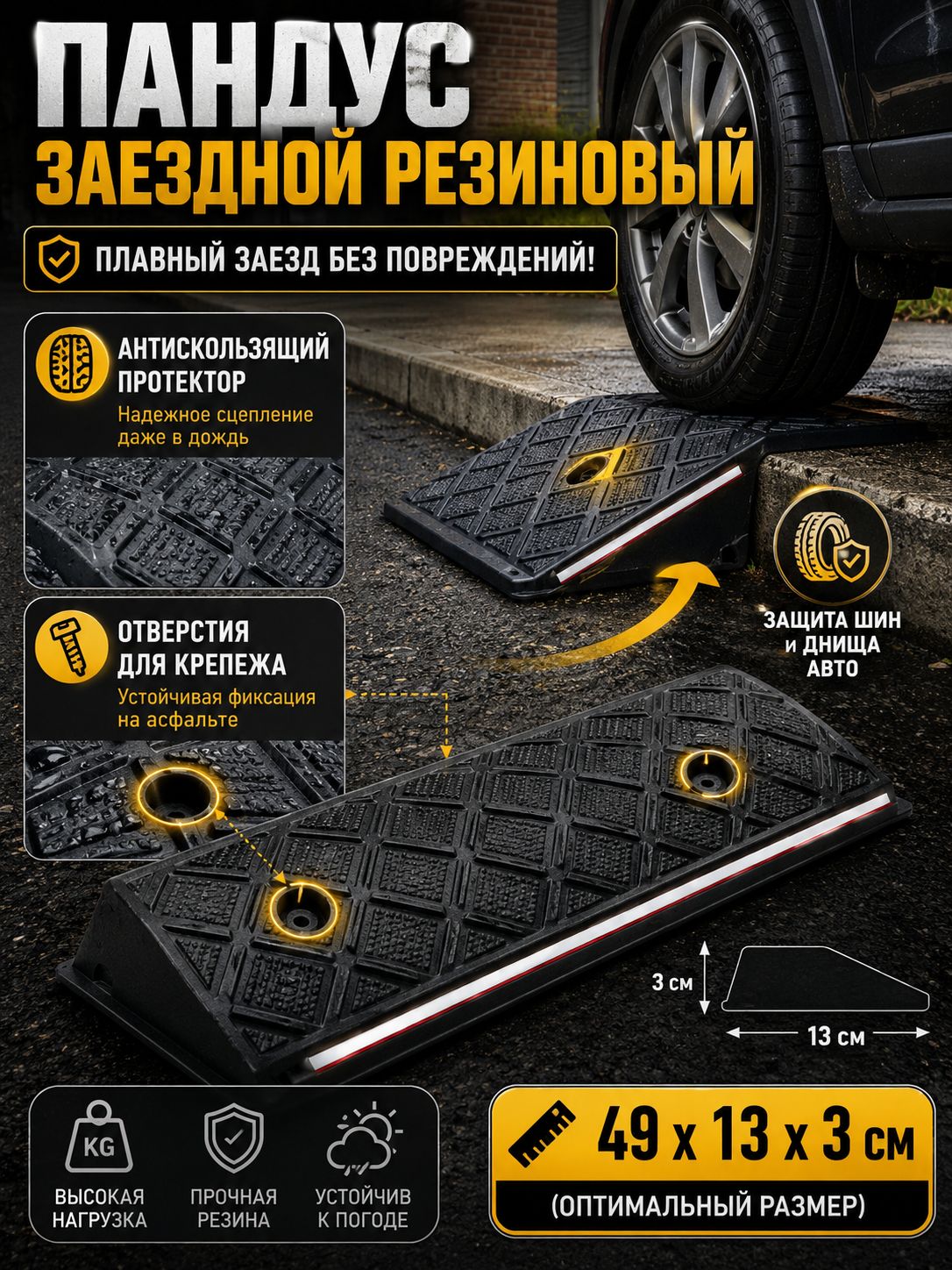 Столбики парковочные, 1 шт.