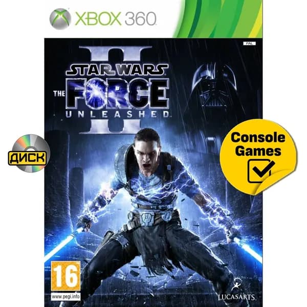 Игра Xbox 360 Star Wars The Force Unleashed 2 (XBox 360