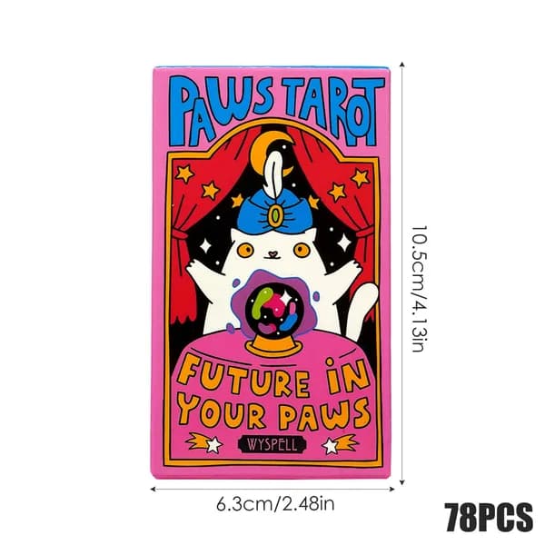 Гадальная карта, Лапы Таро / Paws Tarot 78шт