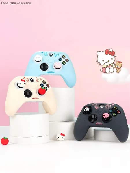 XBOX кожух для контроллера с лапками кота, изготовлен из силикона, совместим с контроллером Xbox Series X.