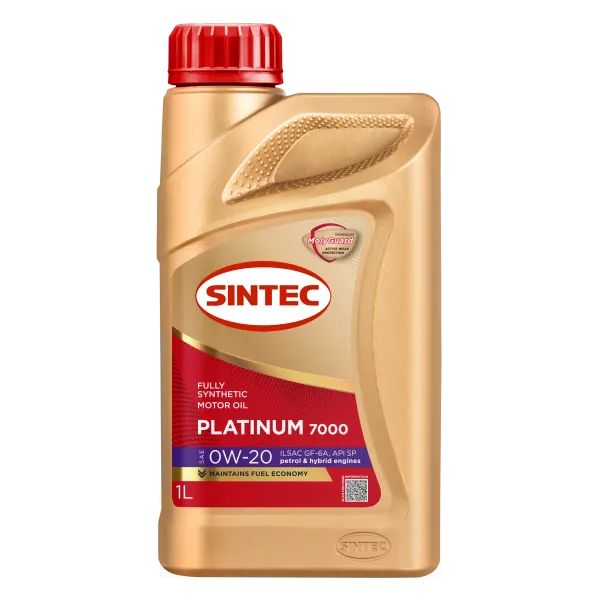 SINTEC 0W-20 Масло моторное, Синтетическое, 1 л