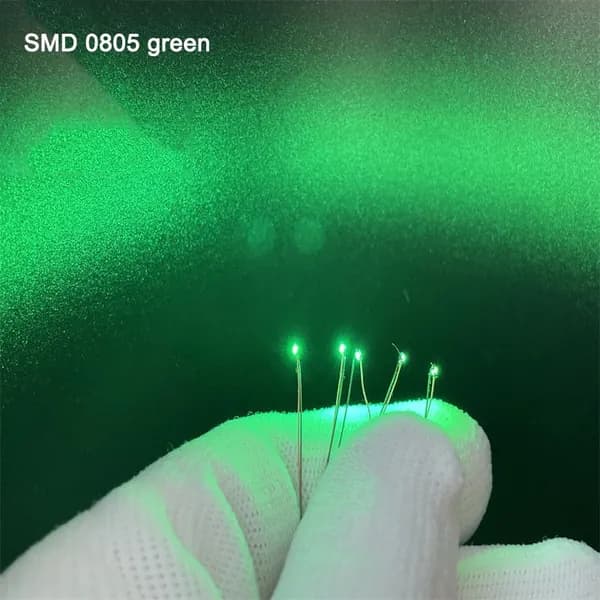 0805 Миниатюрные лампы SMD Led DIY Материальные лампы для моделирования железнодорожных сцен HO