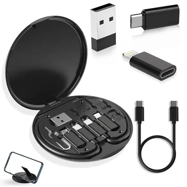 RUZSJ Кабель для мобильных устройств Apple Lightning/USB Type-C, 0.15 м, черный