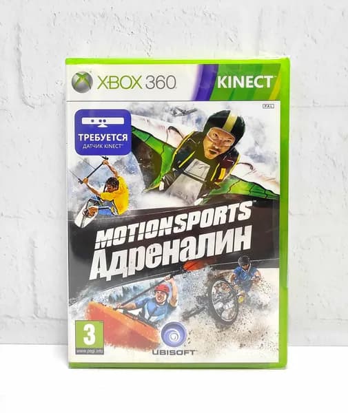 Kinect MotionSports Адреналин Английский язык Видеоигра на диске Xbox 360. Товар уцененный