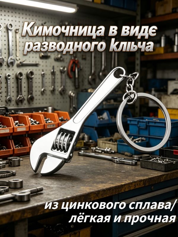 Мини гаечный ключ, брелок-брелок, универсальный регулируемый, 1 шт, портативный, для велосипеда и мотоцикла