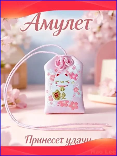 Амулет-омамори в восточном стиле