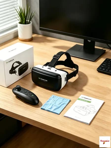 Виртуальные VR - очки сверхреального уровня / с игровой ручкой