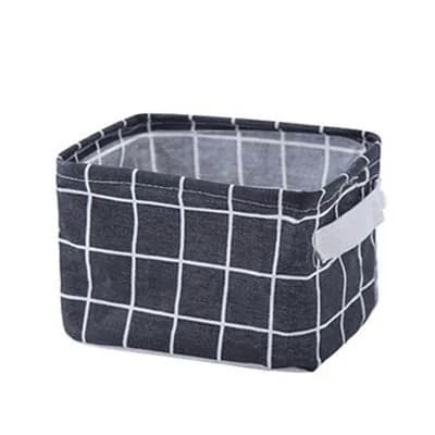 Корзина для хранения вещей ЧЕРНАЯ 20*16*14 см