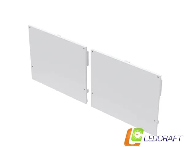 Заглушки 2 шт для профиля LC-LP100120M115 пластиковые серые
