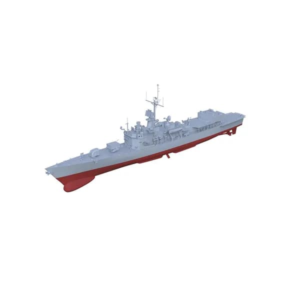 Военная модель, масштаб 1:700 американский ракетный фрегат Брук (тип Брук, полный корпус)