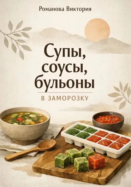 Супы, соусы, бульоны в заморозку | Романова Виктория Алексеевна | Электронная книга
