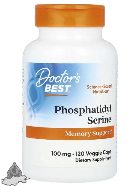 Фосфатидилсерин Doctor's Best Phosphatidyl Serine 100 мг, 120 вегетарианских капсул