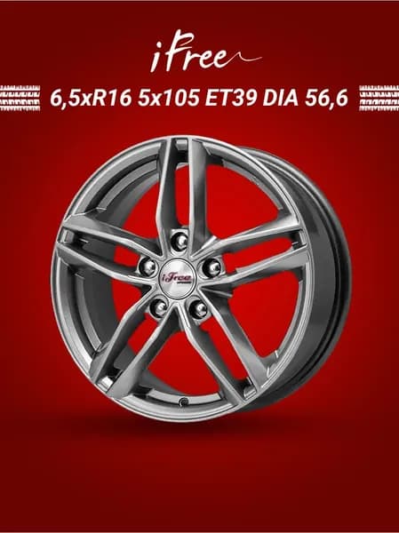 iFree Moskva Колесный диск Литой 16x6.5" PCD5х105 ET39 D56.6