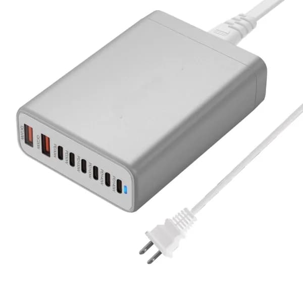 580W Многофункциональный зарядный адаптер с 8 портами