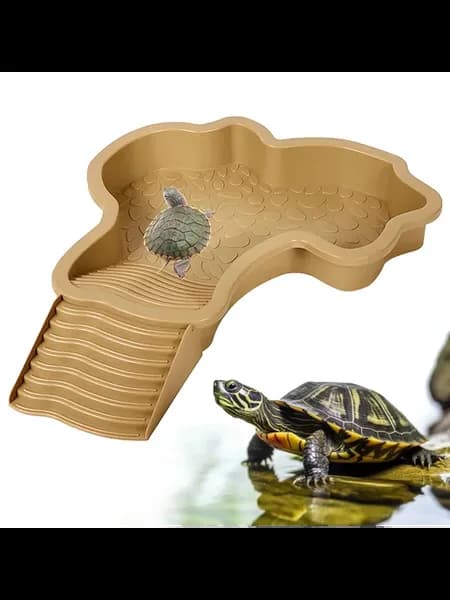 Корм для водных и наземных черепах, глубокая миска для терар