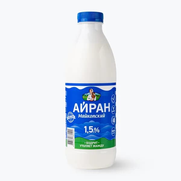 Айран 1,5%, 900 г, Майкопский