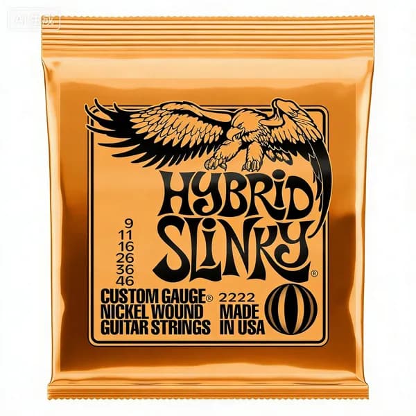 Струны Regular Slinky Nickel Wound для электрической гитары (09-46) 2222