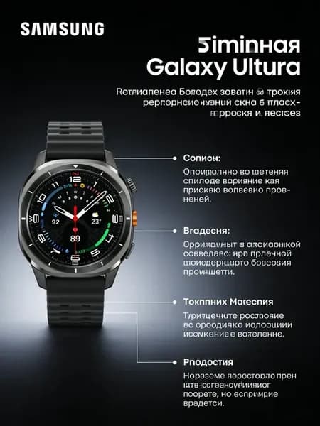 Сирена на Galaxy Watch Ultra для экстренных случаев