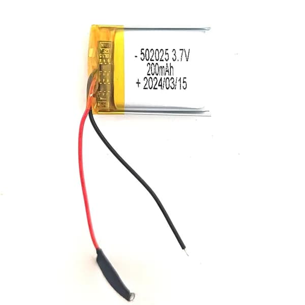 Street Storm A7810-G аккумулятор 200mAh 3.7v 2 провода (батарея на видеорегистратор совместимая универсальная)
