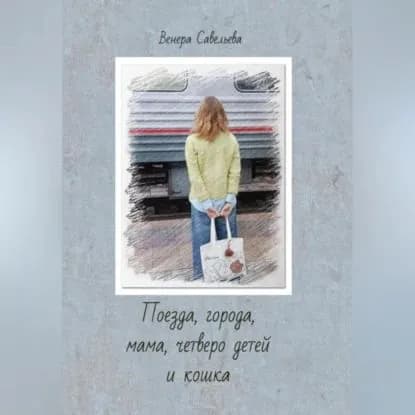 Поезда, города, мама, четверо детей и кошка | Венера Савельева | Электронная аудиокнига