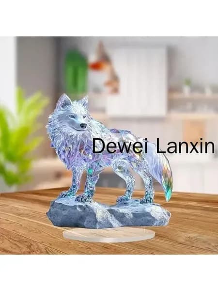Фигурка декоративная Wolf, высота 9.5 см