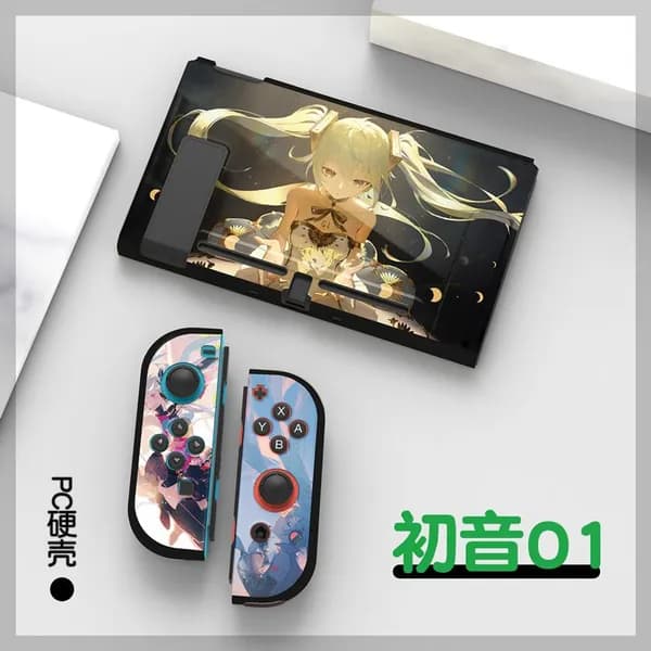 Чехол для Switch OLED One Piece с жестким корпусом, окрашенный узор, защитный , разделенный жесткий корпус
