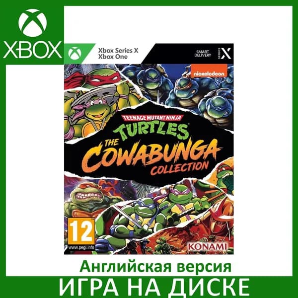 Игра TMNT Teenage Mutant Ninja Turtles (Черепашки Ниндзя) The Cowabunga Collection Xbox One, Series X Диск на Xbox Английская версия