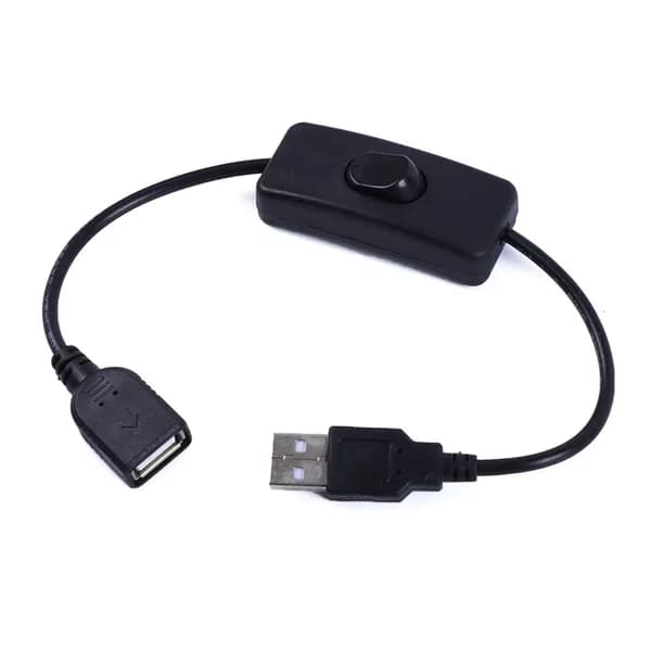 USB-кабель с переключателем ВКЛЮЧЕНИЯ / выключения, Удлинитель для питания вентилятора лампы