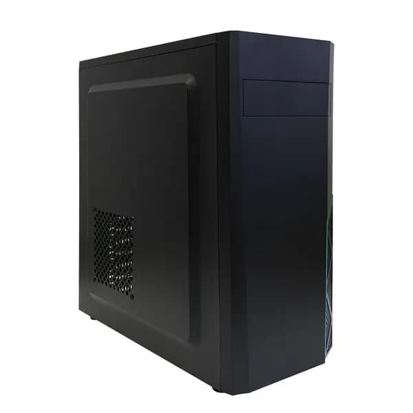 Robotcomp Системный блок Протон Бизнес V3 (Intel Core i5-4460, RAM 8 ГБ, SSD 480 ГБ, Intel HD Graphics 4600, Windows 10 Pro), золотой, черный