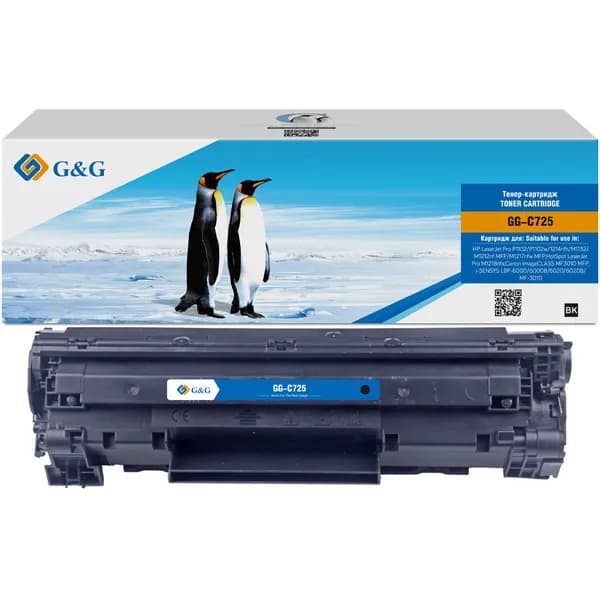 Картридж лазерный G&G GG-C725 черный