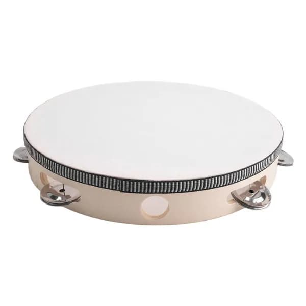 (T Q D O) Tambourine Metal Jingles Percussion Gift Музыкальный Образовательный Инструмент Для Взрослых