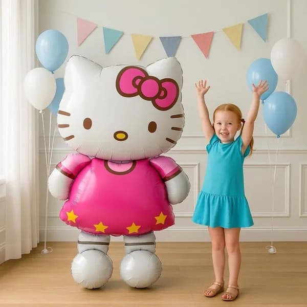 Воздушные шары Hello Kitty,116*66 см, 1 шт