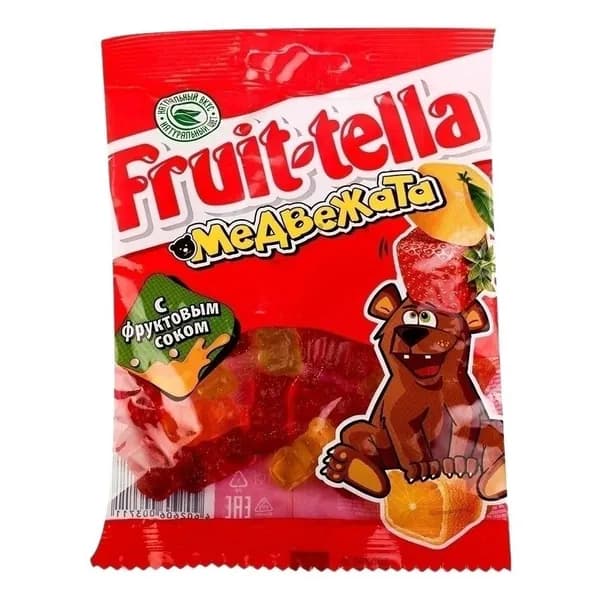 Мармелад Fruittella Медвежата жевательный 70 г