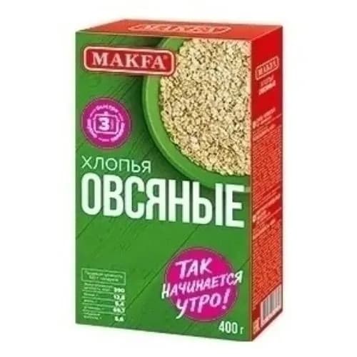 Хлопья Makfa овсяные 400 г