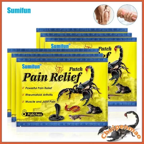 Пластыри Sumifun, мощное облегчение боли, для суставов и мышц