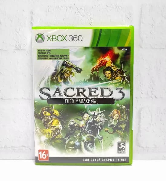 Sacred 3 Гнев Малахима Английский язык Видеоигра на диске Xbox 360. Товар уцененный