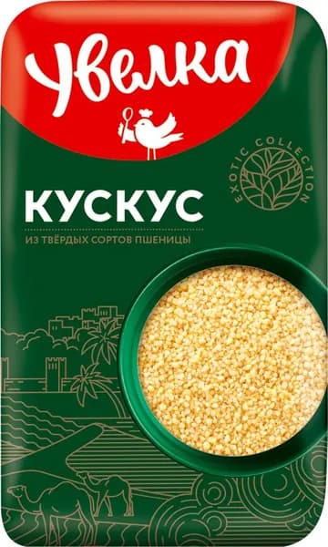 Крупа пшеничная УВЕЛКА Кускус, 450г