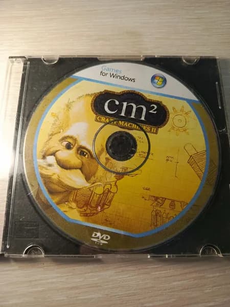 Диск с винтажной игрой для слабого ПК Crazy machines 2